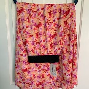 LuLaRoe Lucy Maxi Skirt Peach Brand New